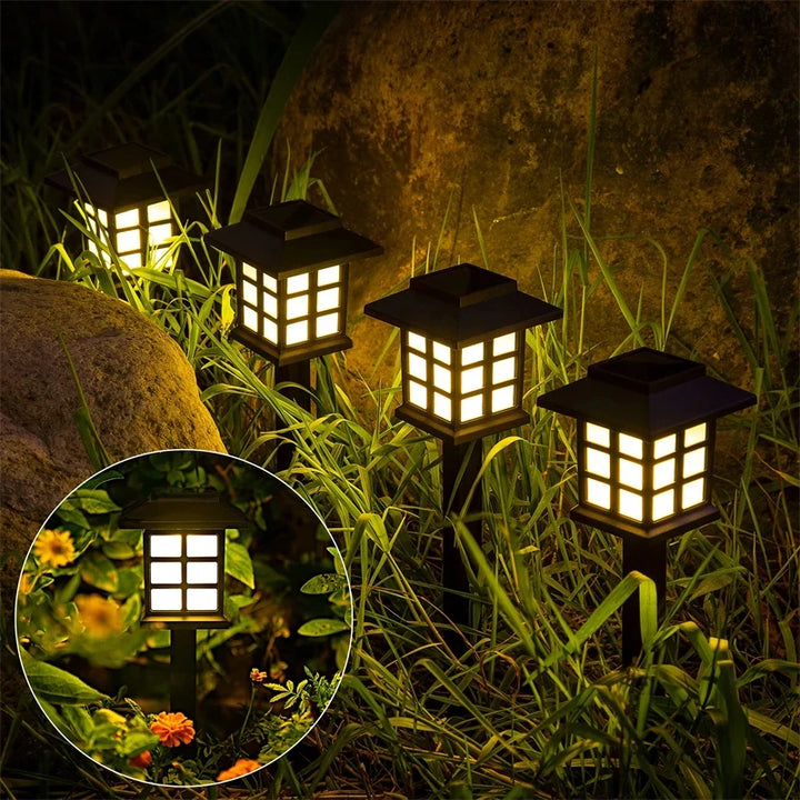 LED Solar Pathway Lights Lawn Lamp Outdoor Solar