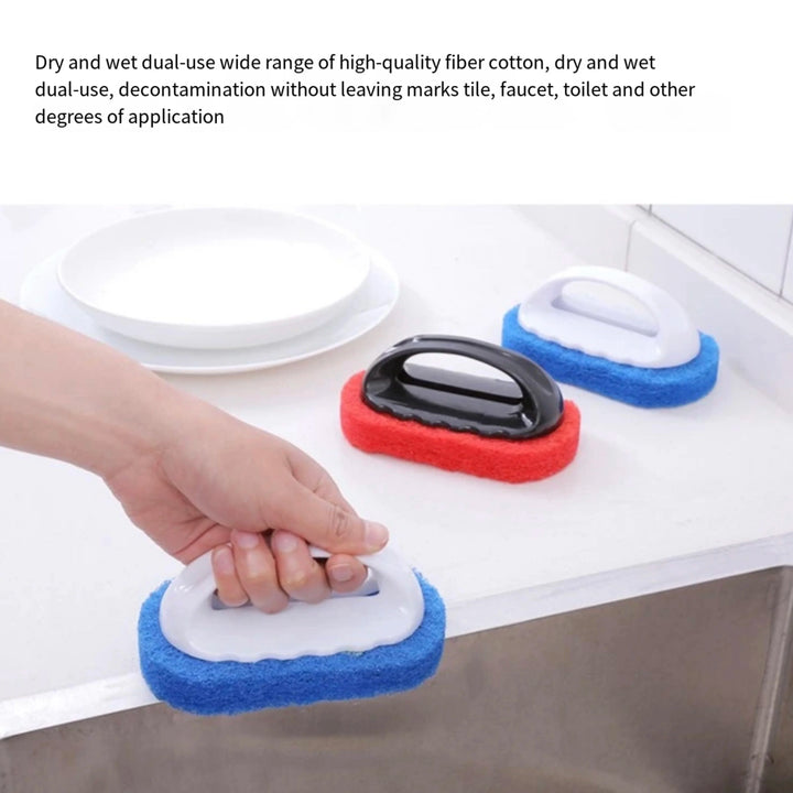 Multifunctional Handle Cleaning Brush Sponge