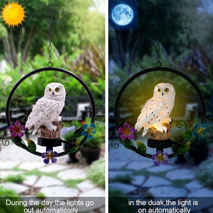 Solar Owl LED Light for Outdoor Garden